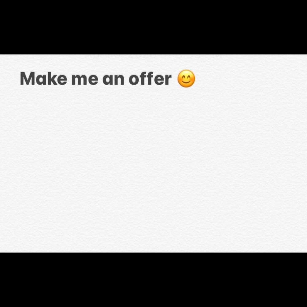 Please make an offer